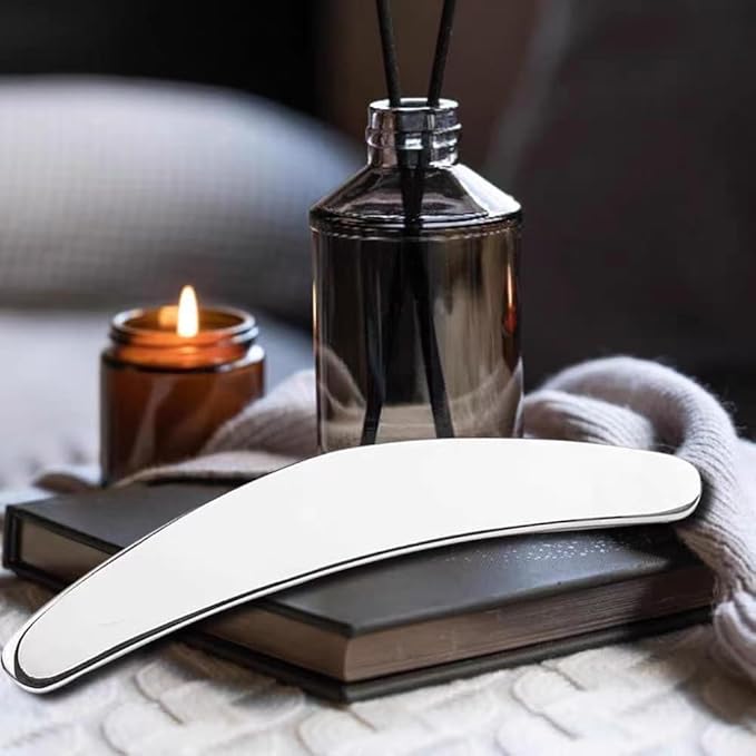 JWCASA Muscle Scraper Scar Tissue Massage Tools Foot, Neck, Knee, Leg Back Massager IASTM Tool for Physical Therapy & Plantar Fasciitis with 2 Pieces Set 12