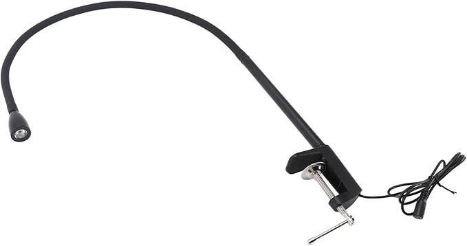 Portable LED Lash Light With Clamp and Foot Pedal for Eyelash Tech - Gel Curing Lamp and Nails Eyelash Dryer