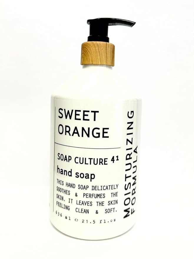 Soap Culture Hand Soap Collection, Gift Set of 4 x 21.5 oz bottles, Fresh Gardenia, Lemon Verbena, Lavender Rose, and Sweet Orange
