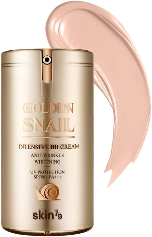 [SKIN79] 2023 Renewed Ingredients Golden Snail Intensive BB Cream 45g - Moist and Smooth Finish, Golden snail For dry skin, BB cream, 45g