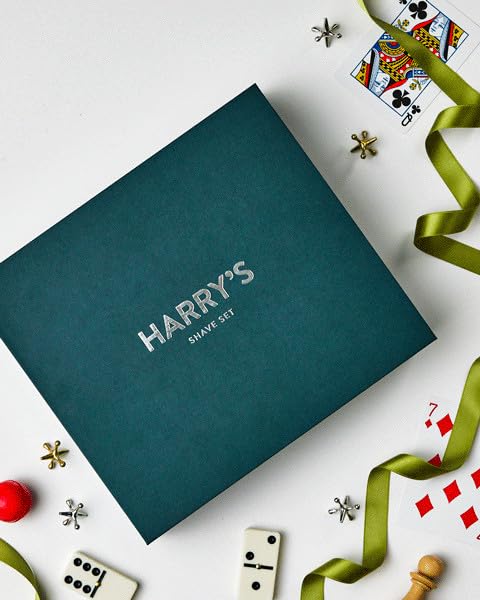 Harry's Shave Gift Set for Men Limited Edition, Craft Handle, 3 Razor Blade Cartridges, 4 oz Foaming Shave Gel, and Travel Blade Cover