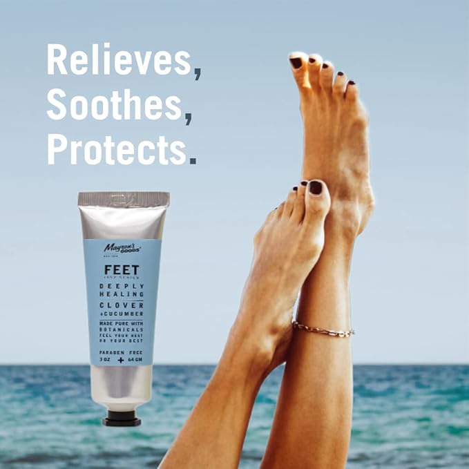 Mayron’s Goods Foot Cream - Soothing Lotion for Dry Cracked Heels and Feet, Deeply Moisturizing, Plant-Based Ingredients, Clean, Vegan, Cruelty-Free