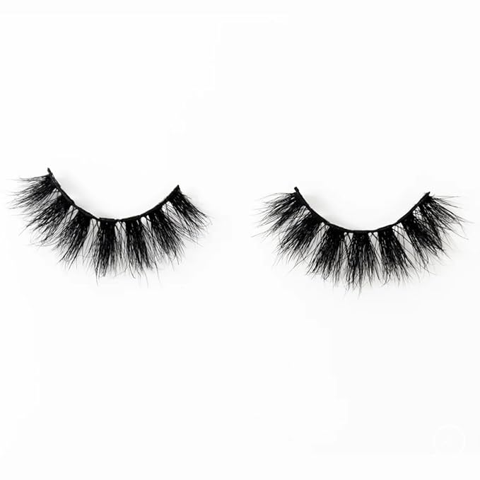 3D Mink Lashes | Luxury Real Mink Eyelashes Cruelty-Free False Lashes Reusable, Maximum Volume 18mm-25mm Wispy and Fluffy Real Mink Lashes (Sage)