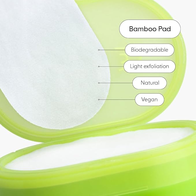 LOOPS Exfoliating Toner Korean Skincare - Refine, Resurface, and Rebalance Skin - Brightening & Anti-Aging Skincare - Pre-Soaked Bamboo Pad - Toner Pads for Face - Mother's Day Gifts for Mom