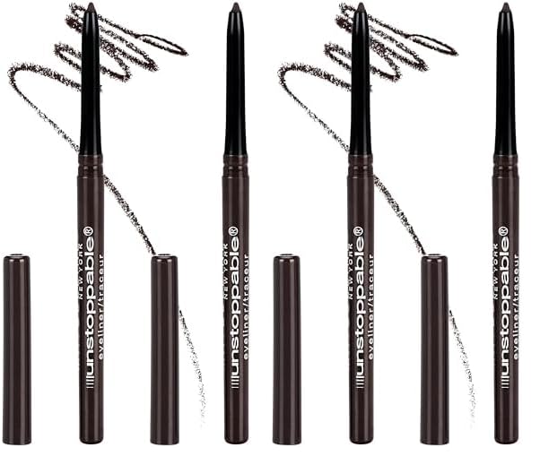 MAYBELLINE Unstoppable Waterproof Mechanical Brown Eyeliner, Espresso, 2 Count (Pack of 2)