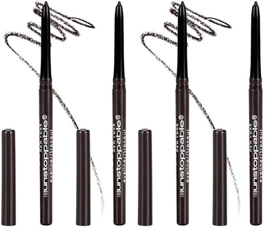 MAYBELLINE Unstoppable Waterproof Mechanical Brown Eyeliner, Espresso, 2 Count (Pack of 2)