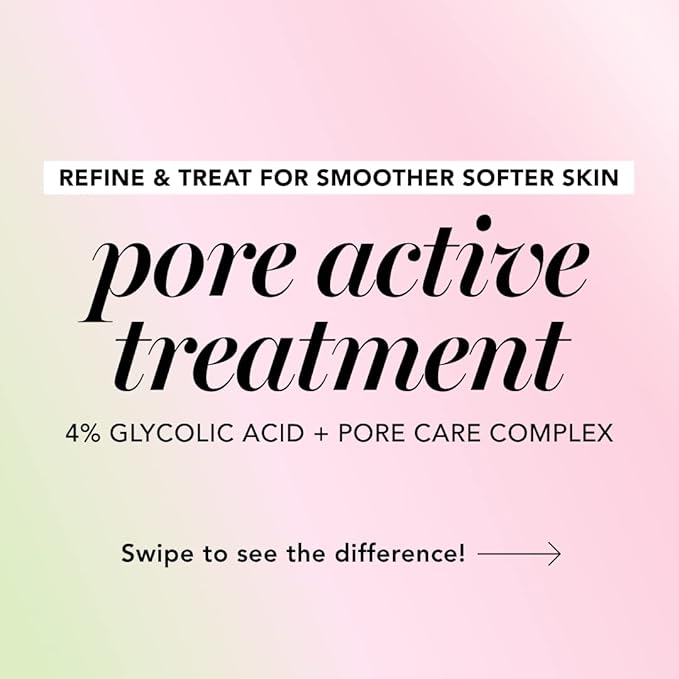 Saturday Skin Pore Serum Active Treatment for Face 4% Glycolic Acid Pore Care Complex Help Refine Skin’s Texture Reduce Pores Sebum Control AHA Acne Pimple Pore Essence Anti-Aging(1.69 Fl. Oz. 50ml)