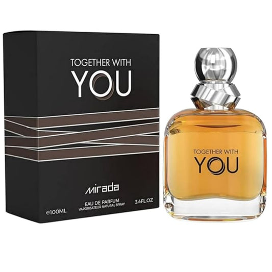 Together With You, Men's Eau de Parfum (EDP) 3.4 FL. Oz (100ml), Men’s Perfume with Notes of Melon, Pink Pepper, Violet, Mint, Cardamom, Pineapple, Cinnamon, Sage, Lavender, Vanilla, Chestnut
