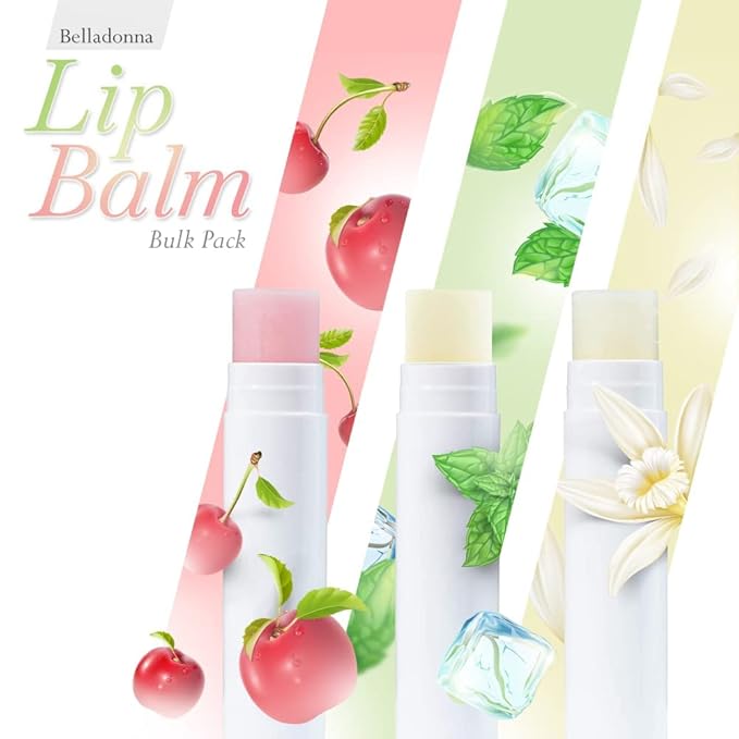 Lip Balm Bulk Unlabeled - Made in USA 50 Pack Honey Bulk Chapstick - Natural Ingredients Vitamin E Shea Butter - Custom Chapstick Bulk For Party & Wedding Favors