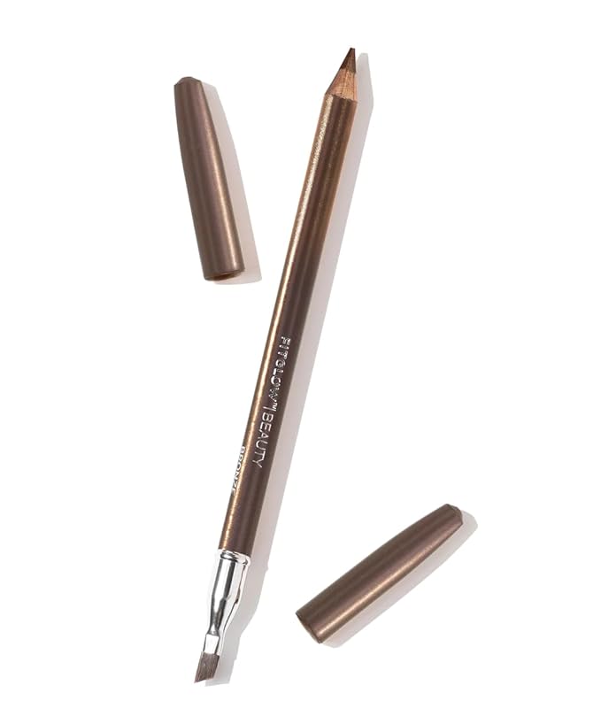 FITGLOW Beauty - Natural Vegan Eyeliner Pencil | Vegan, Woman-Owned Clean Beauty (Bronze, 1.1 g)