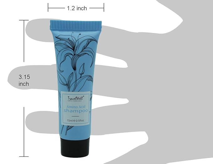 Travel Well Mini Shampoo and Conditioner Sets with Hotel Soap Bars for Guests - Travel Size Toiletries Bulk - 150 Pieces (50 Each of Shampoo, Conditioner, Soap)