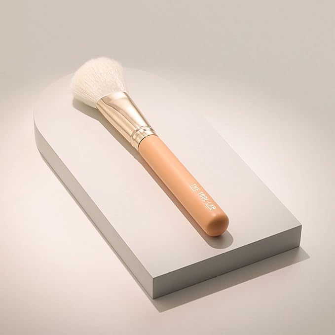 THE TOOL LAB 155 Angle Blusher & Shading Makeup Brush - Fluffy Face Powder Brush Blending, Flawless Cosmetics for Setting, Finishing, Professional - Premium Quality Natural Hair Bristles Cosmetic