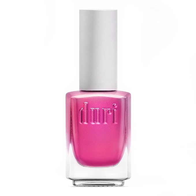 duri Nail Polish, 742 Destiny, Fuchsia Shimmer, Full Coverage, Long Lasting, Fast Drying, Glossy Finish, Lasting Manicure, 0.45 Fl Oz