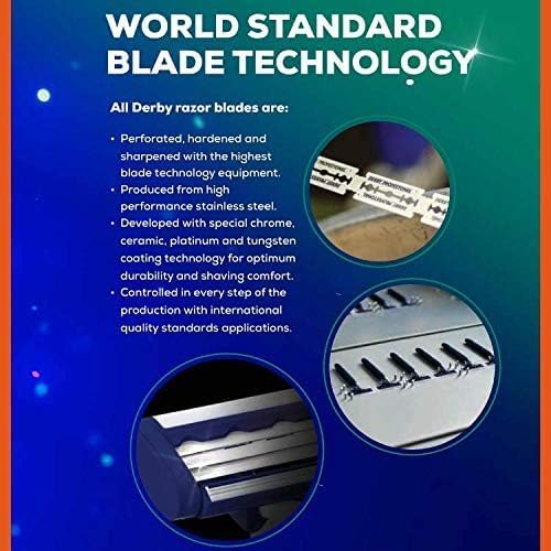 500 "Derby Professional" Single Edge Razor Blades for straight razor