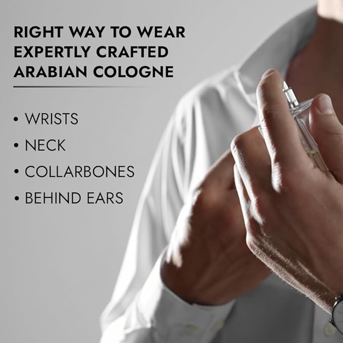 Al Haramain Detour Noir for Unisex - Arabian Perfume for Women & Men - Long Lasting Arabic Cologne - Amber Woody Fragrance with Notes of Vanilla, Lavender, Jasmine, Sandalwood - Eau de Parfum - 3.33oz