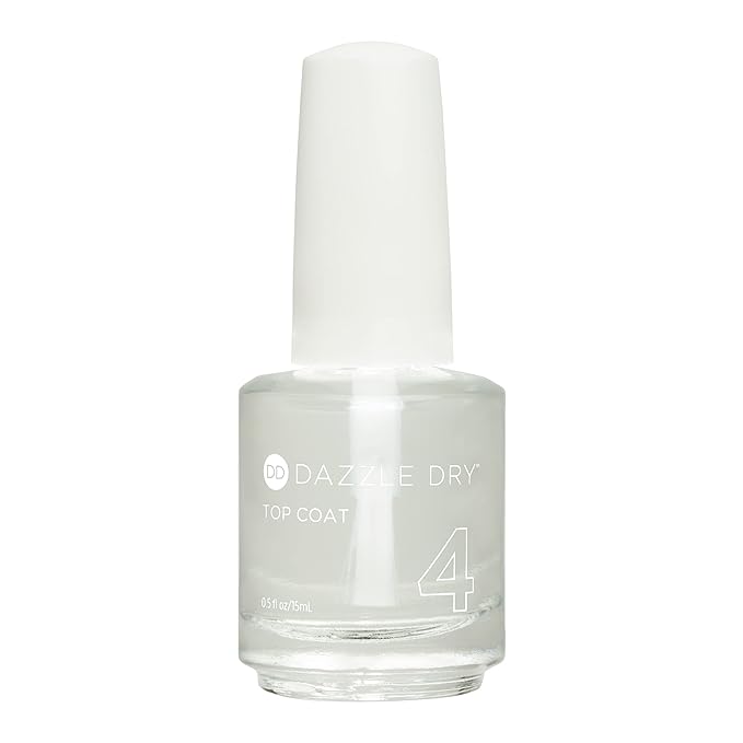 Dazzle Dry Step 1 - Nail Prep, 4 oz (120 mL) + Step 2 - Base Coat + Step 4 - Top Coat (0.5 oz /15 mL each)