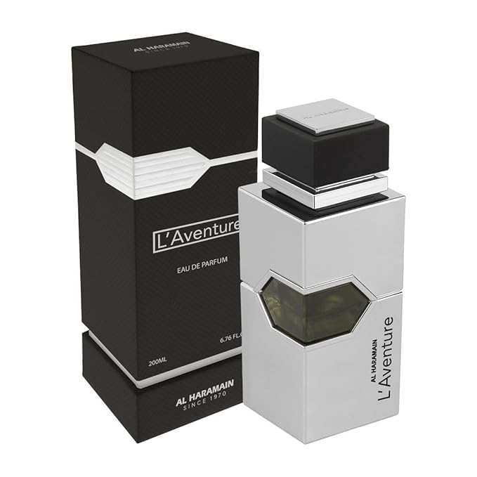 Al Haramain L' Aventure EDP 6.76 oz 200 ml Men, Clear