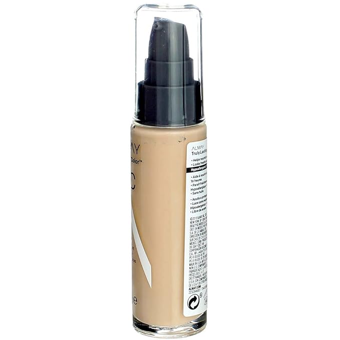 Almay TLC Truly Lasting Color 16 Hour Makeup, Ivory 01 [120] 1 oz (Pack of 2)