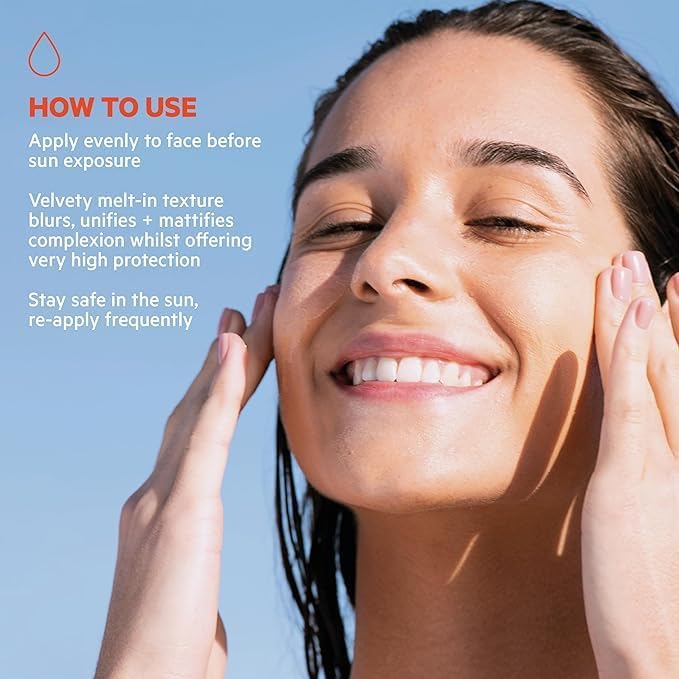 SUN SECURE BLUR SPF 50+ Blur 50ml Optical Blur Mousse Suncream, Sunscreen Face Skin Protection Sun Cream, 1.7 Fl Oz. NEW SKIN BEAUTY GIFT