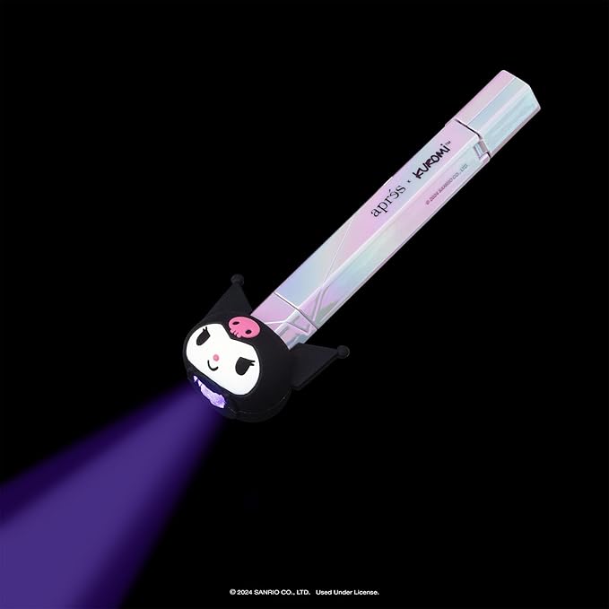 APRÉS x Kuromi™ Omni Light, Gel-X UV LED Nail Lamp, Flash Curing Wand, Handheld or Standing Cordless Nail Lamp for Gel Nails
