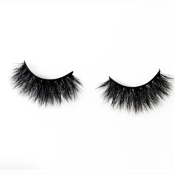 3D Mink Lashes | Luxury Real Mink Eyelashes Cruelty-Free False Lashes Reusable, Maximum Volume 18mm-25mm Wispy and Fluffy Real Mink Lashes (Eden)