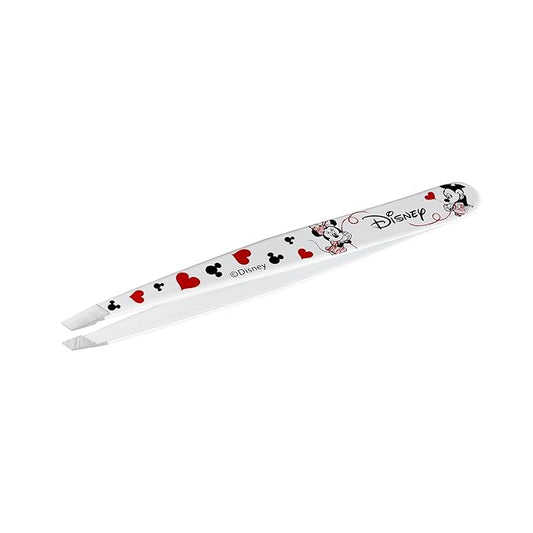 Tweezerman Disney's Mickey Mouse & Minnie Mouse Forever in Love Slant Tweezer - Eyebrow Tweezers for Women and Men