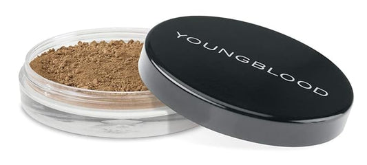 Youngblood Clean Luxury Cosmetics Natural Loose Mineral Foundation, Coffee | Loose Face Powder Foundation Mineral Illuminating Full Coverage Oil Control Matte Lasting | Vegan, Cruelty Free