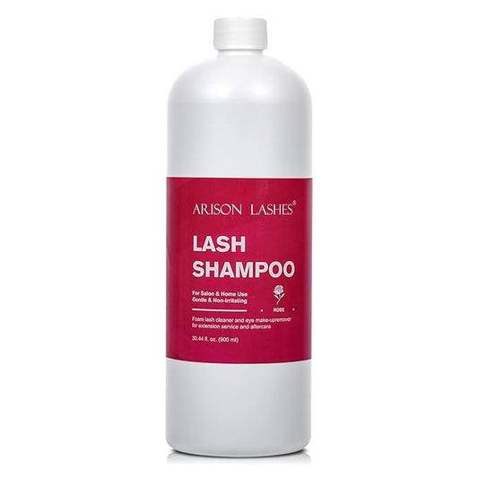 ARISON LASHES Lash Shampoo - 900ML Professional Foaming Cleanser for Eyelash Extensions, Salons and Home Use