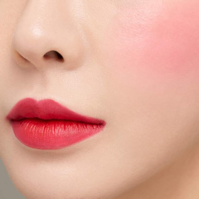 Berrybalm(Vivid Red), lip & cheek balm, multi blush, moisturizing and matte, highly pigmented, long lasting formula