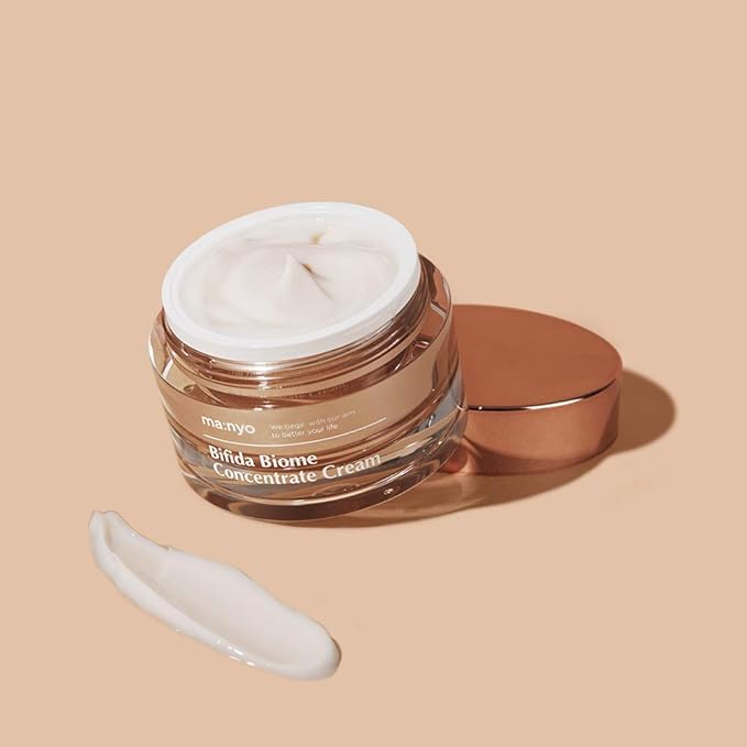 ma:nyo Bifida Biome Concentrate Cream Facial Moisturizing Cream with Hyaluronic Acid, Ceramide, for Women Skin Care, Natural Korean Skin care 1.69 fl oz (50ml)