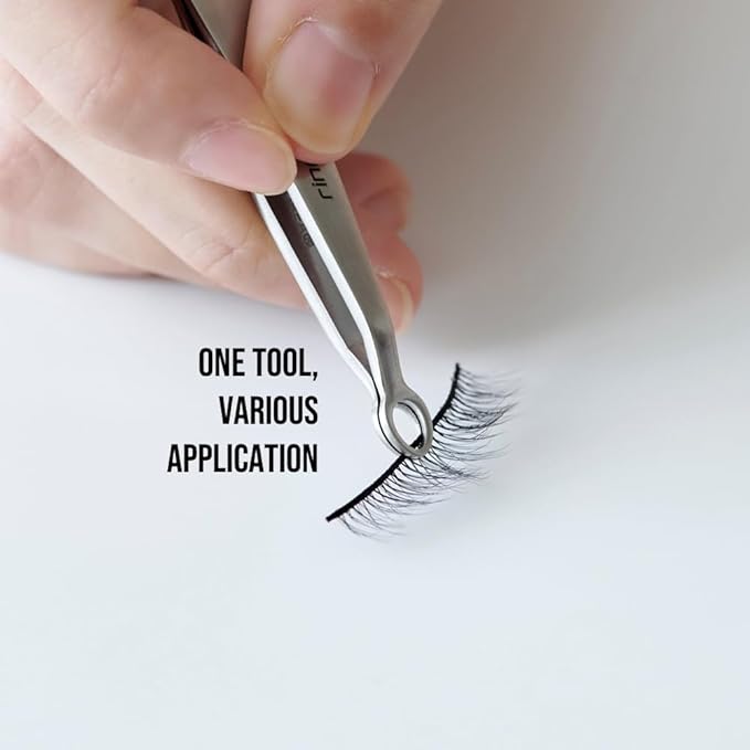 [Premium Hand-Made] Tweezers for women facial hair - Round tip Tweezers, Eyebrow Tweezers, 304 Surgical-grade Stainless Steel for Safety, Precision tweezers, Facial Hair Tweezers for Men & Women