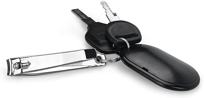 Thickened Stainless Steel Nail Clippers with Nail File, Nail Clippers Bulk,Bulk Nail Clippers for Homeless Individually Wrapped, for Homeless,Shelter, Air Bnb, Hotel 2.7inches (50 PCS)