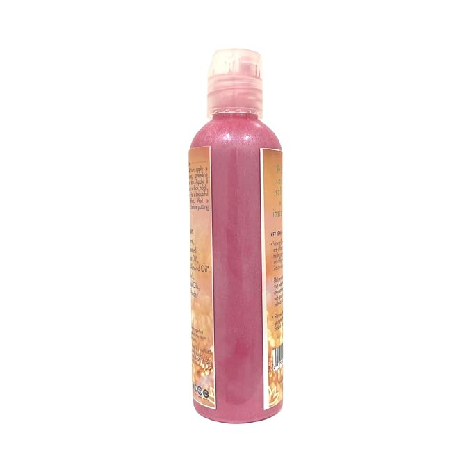 GLIMMER GODDESS Organic Illuminating Shimmer Body & Face Oils, Electric Pink, Radiant Glow & Hydration 4 oz.
