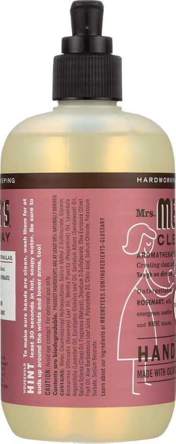Mrs. Meyer'S Hand Soap Liq Rosemary 12.5 Fz