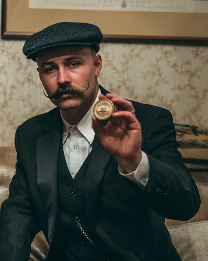 Sudden Death Strong Hold Mustache Wax and Night Fury Mustache Wax Remover Oil Set