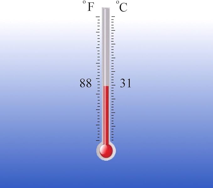 Heat Sensitive Temperature Reactive Color Changing Thermochromic Powder Pigment Blue to COLORLESS (Translucent White) Changing at 88F/31C for Nail Art Resin Tumblers Science Experiments