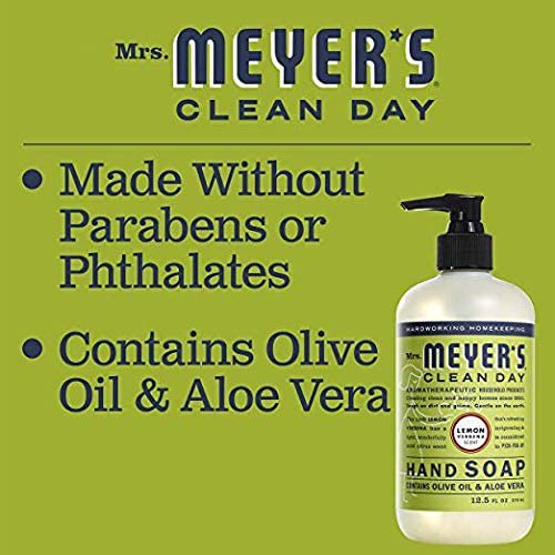 MRS. MEYER'S CLEAN DAY Hand Soap, and Refill Variety Pack Soaps Made to Clean and Freshen Hands 2 ct.