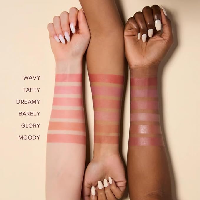 DEAR DAHLIA Petal Drop Liquid Blush – Multi-Use, High-Pigment, Lightweight & Long-Lasting, Dewy Finish, Vegan & Cruelty-Free, for Sensitive Skin, 4g – BARELY