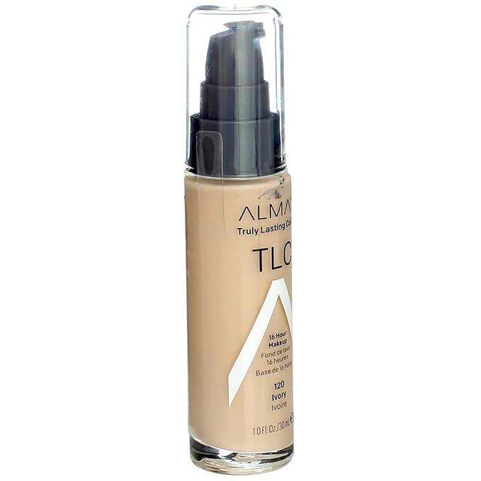 Almay TLC Truly Lasting Color 16 Hour Makeup, Ivory 01 [120] 1 oz (Pack of 2)