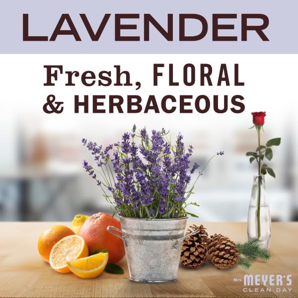 MRS. MEYER'S CLEAN DAY Hand Soap Bundle (Basil + Lavender + Lemon Verbena + Mint)