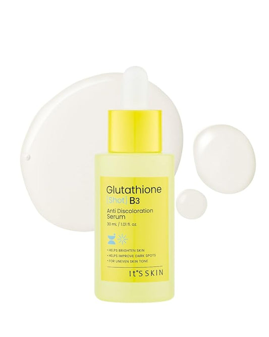 It'S SKIN Glutathione Shot B3 Anti Discoloration Serum 1.01 Fl Oz, 99% Pure Glutathione, Pepta-Glutazome, Dark Spot Corrector, Non-Irritating Daily Serum, Korean Skincare