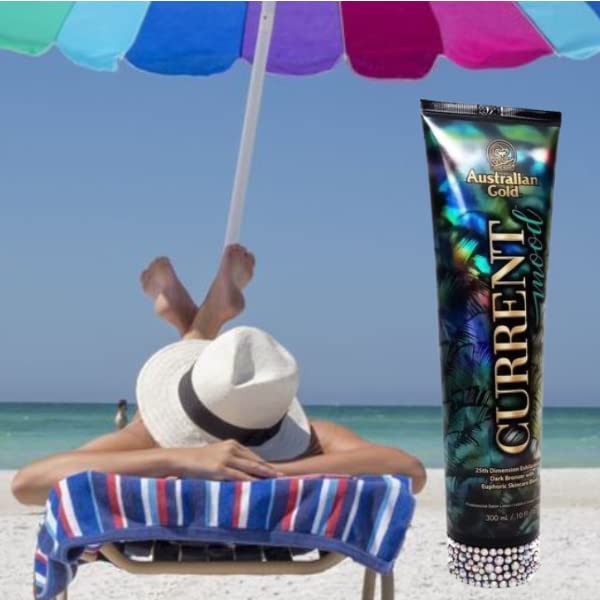 Australian Gold Current Mood Dark Bronzing Indoor Outdoor Tanning Lotion