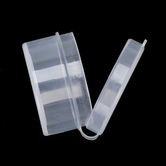 50 pcs plastic cosmetic jar 5g/5ml clear case with snap lids portable,Travel Storage Cosmetic Samples Beauty Products Mini Containers with Lids, Airtight Cosmetic Containers with Lids,Holds lotions, creams, beads, rhinestones.