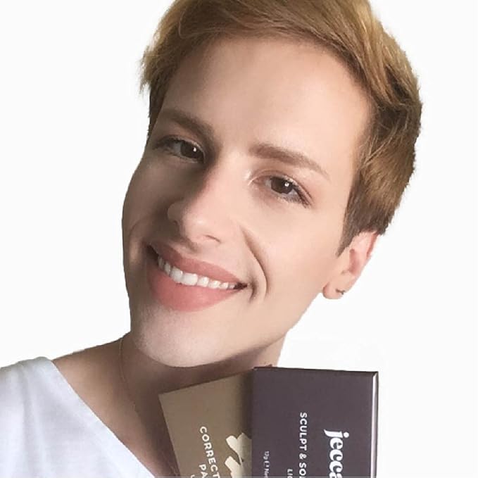 Jecca Blac Correct and Conceal Medium Coverage Palette, Lightweight Long Lasting Formula, Medium To Full Coverage, Gender Neutral and LGBTIQA+ Inclusive Make Up, Light 1.0, 0.42 oz