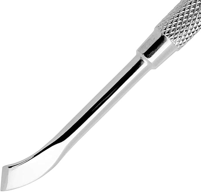 Rui Smiths Professional Double Ended Stainless Steel Metal Pusher (Cuticle Pusher) Bundle - Styles No. 111 and 113