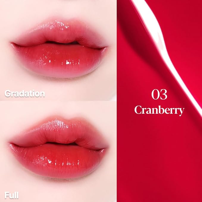 Espoir Lipstick Nowear Balming Glow #3 Cranberry 0.1oz | Lightweight Moisturizing Lip | Long-Lasting Vibrant Color | Non-Sticky Softness for Chapped Lip Balm | Vegan Cruelty-Free | Korean Lip Makeup
