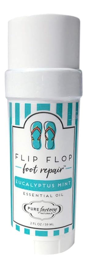 Foot Balm Moisturizer For Rough Heels & Dry, Cracked Feet – Flip Flop Foot Repair Bundle – 4 Pack – Mango Coconut, Lime Sugar, Orange Honey, Eucalyptus Mint