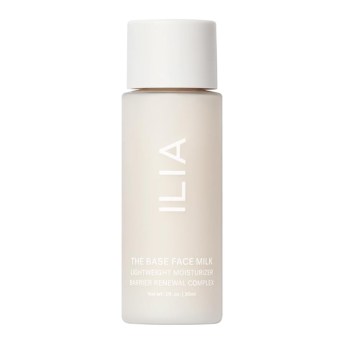 ILIA - The Base Face Milk Essence + Lightweight Moisturizer | Non-Toxic, Vegan, Cruelty-Free, Clean Makeup (Travel Size, 1 fl oz | 30 ml)
