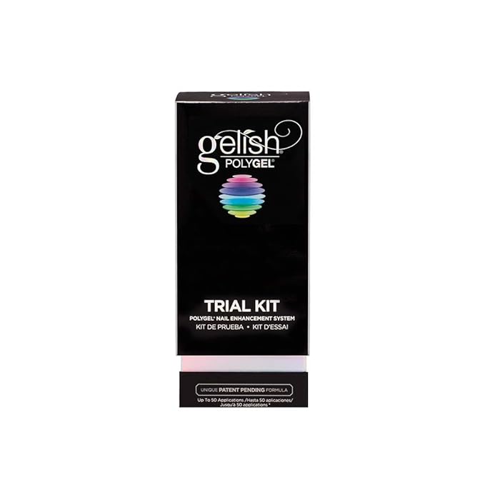 Gelish PolyGel® Brand Nail Enhancement Trial Kit – Lightweight, Strong, Odor-Free Hybrid Nail Enhancement, No Airborne Dust, Fast Application for Professional Salon Use (PolyGel Trial Kit)