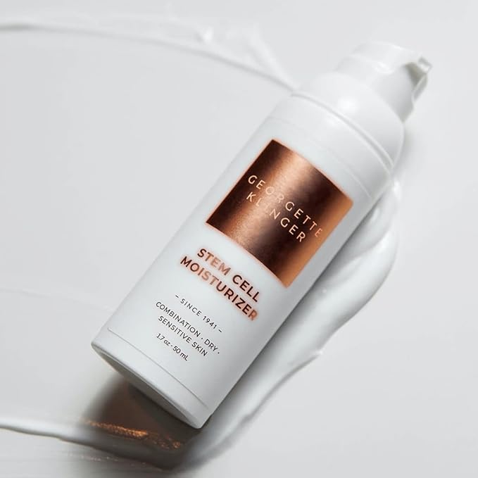 Stem Cell Moisturizer - Anti-Aging Facial Cream with Vitamin E, Hydrates, Boosts Cell Turnover, Improves Skin Elasticity to Visibly Reduce Lines, Dark Spots and Wrinkles - 1.7 oz by Georgette Klinger